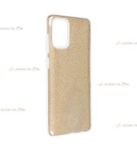 coque renforcée pour samsung galaxy A53 5G paillettes dorée