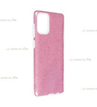 coque renforcée pour samsung galaxy A53 5G paillettes rose