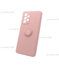 coque rose avec anneau pour a53 5g