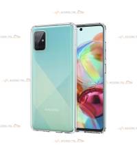 coque pour samsung galaxy A71 transparente silicone souple