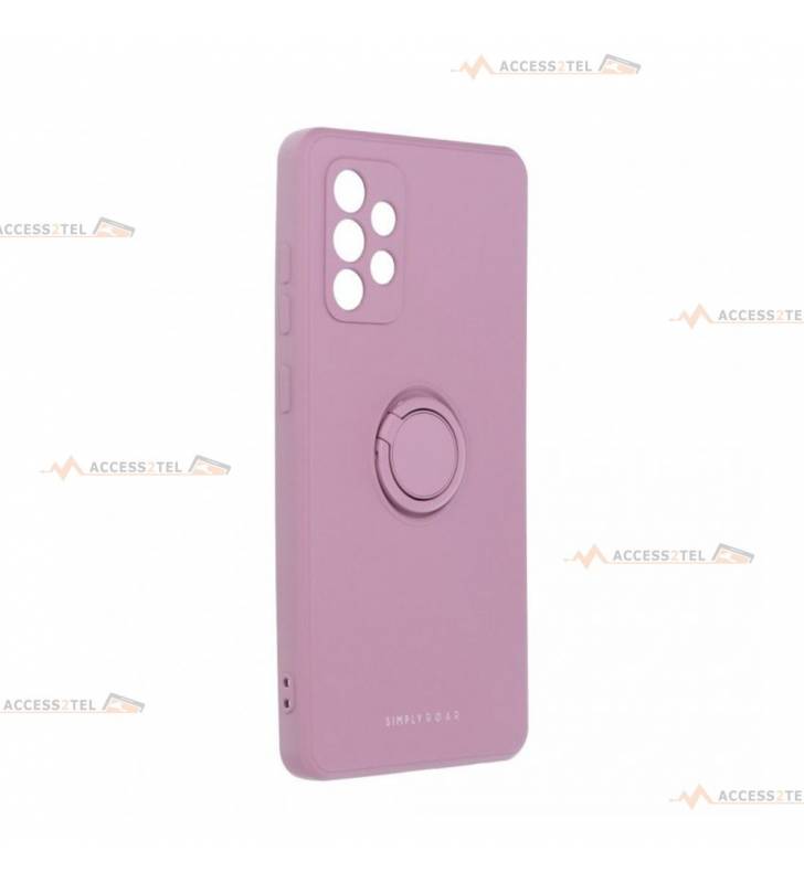 coque violette avec anneau pour a72