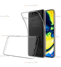 coque pour samsung galaxy A80 transparente silicone souple