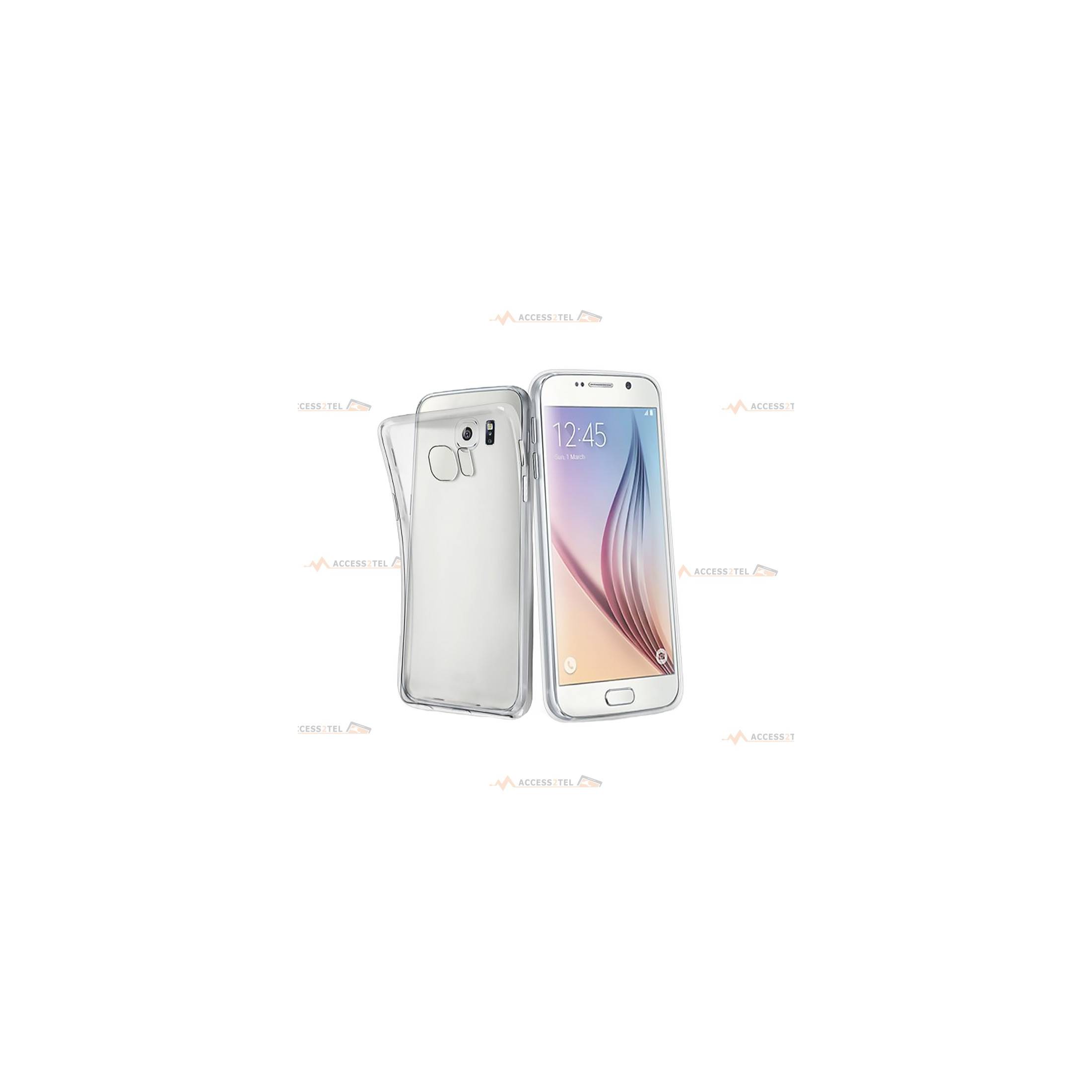 coque pour samsung galaxy S6 transparente silicone souple