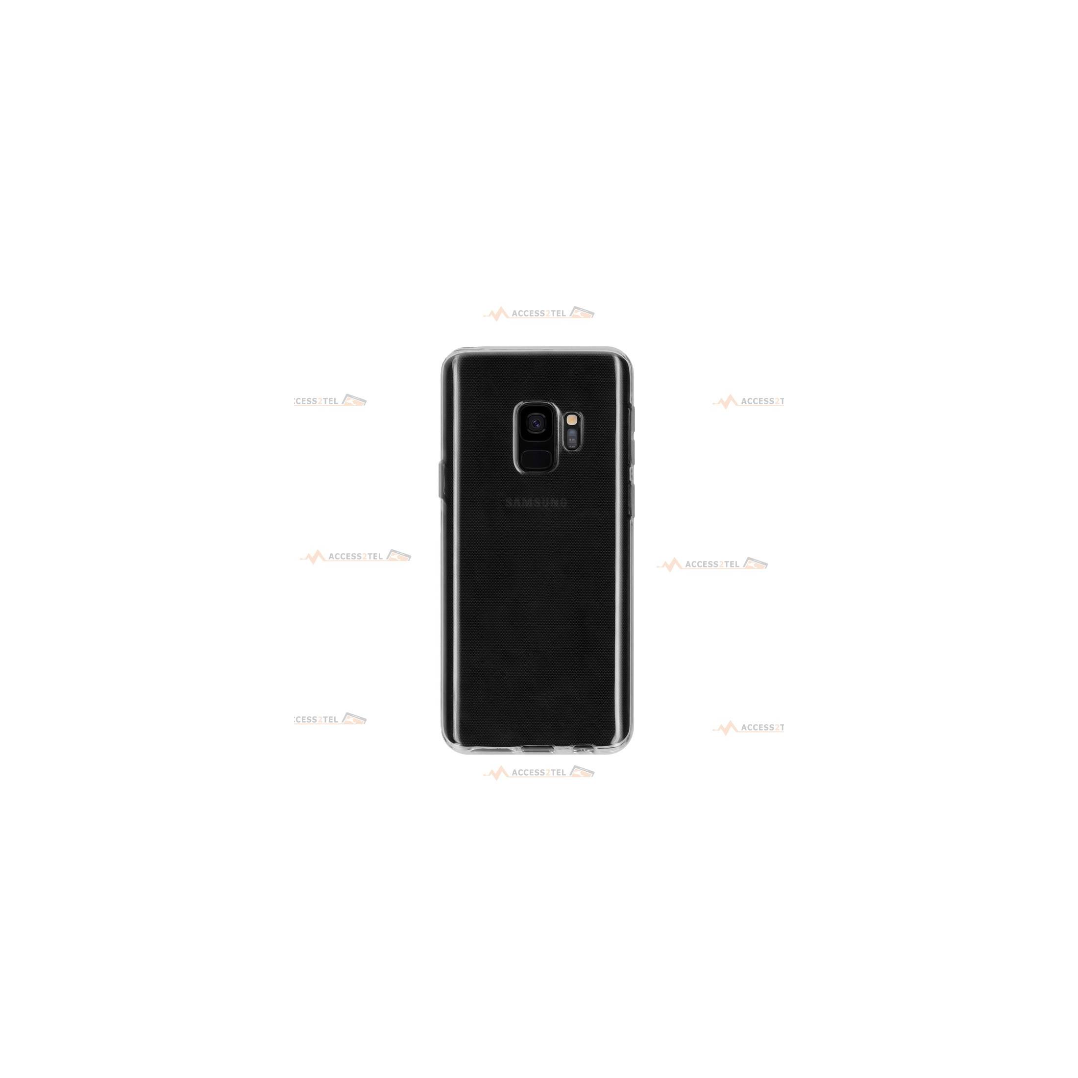 coque pour samsung galaxy S9 transparente silicone souple