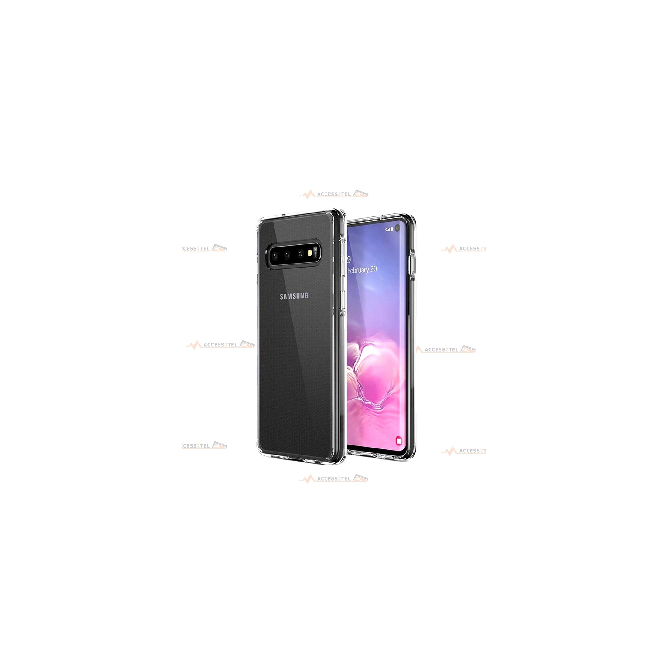 coque pour samsung galaxy S10 plus transparente silicone souple