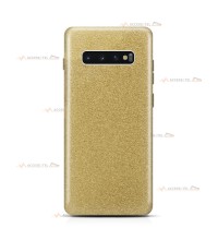 coque pour samsung galaxy S10 plus paillettes dorée