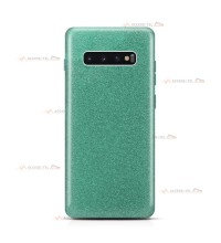 coque pour samsung galaxy S10 plus paillettes turquoise