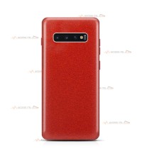 coque pour samsung galaxy S10 plus paillettes rouge