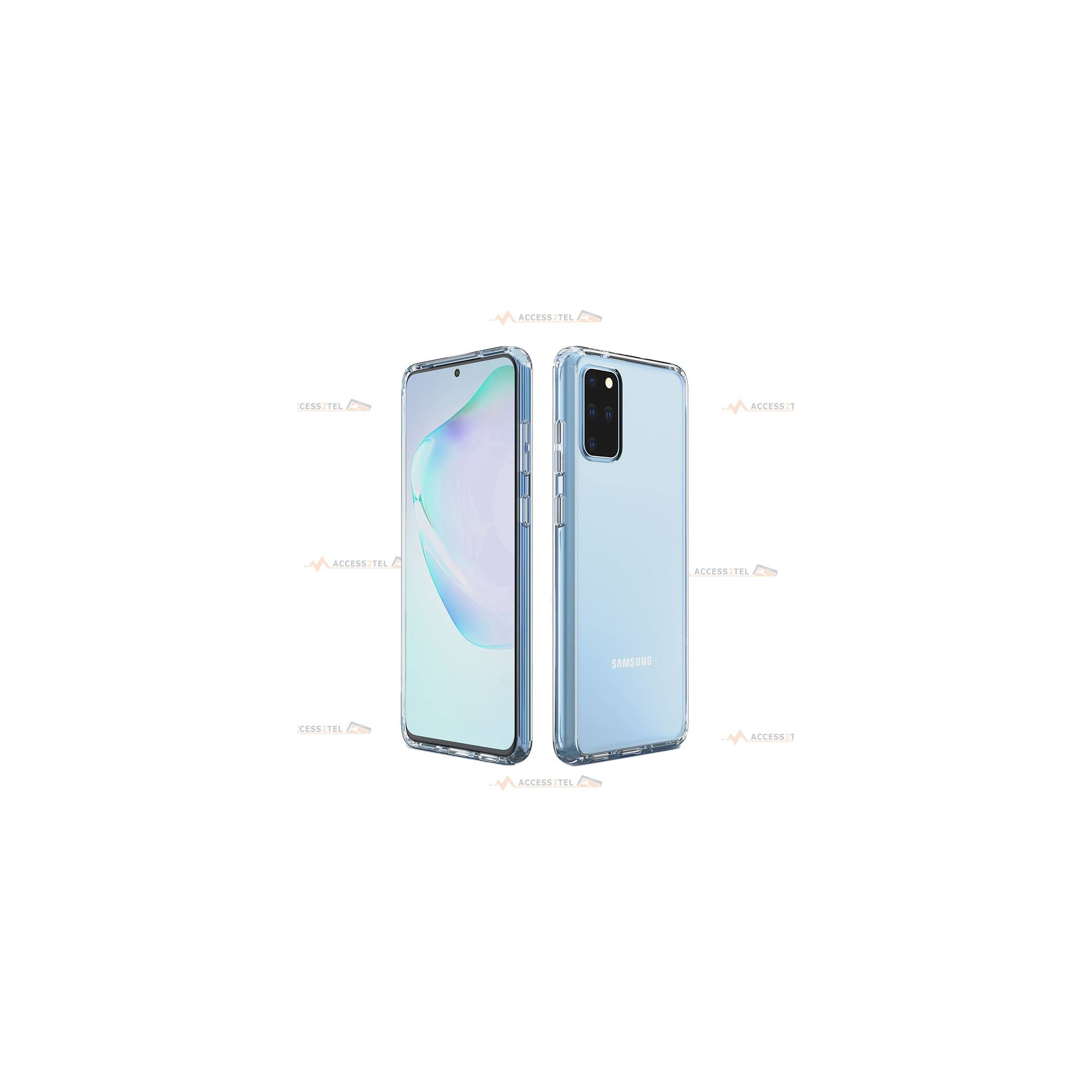 coque pour samsung galaxy S20 plus transparente silicone souple