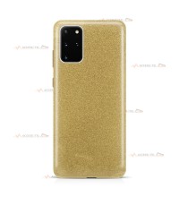 coque pour samsung galaxy S20 plus paillettes dorée