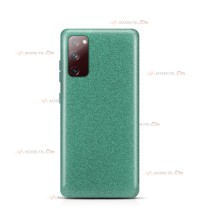 coque pour samsung galaxy S20 FE paillettes turquoise