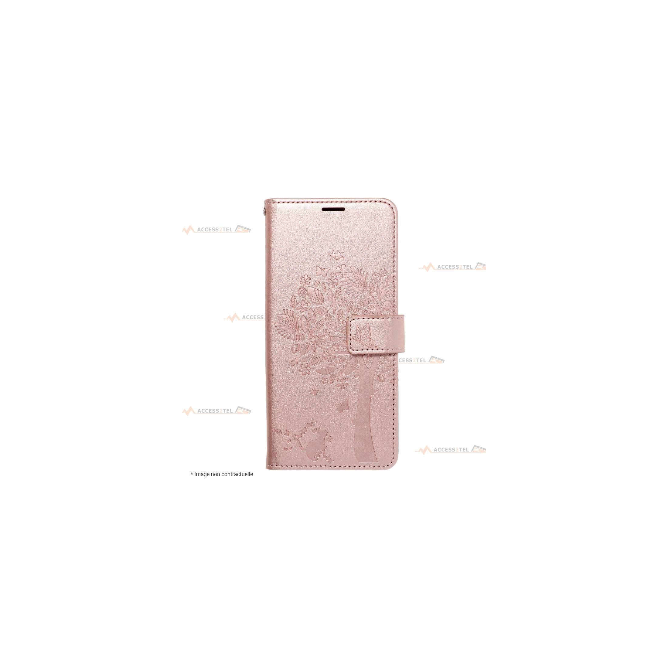 étui pour samsung galaxy S21 plus arbre rose gold