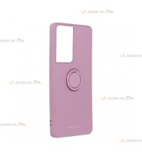 coque violette avec anneau pour s21 ultra