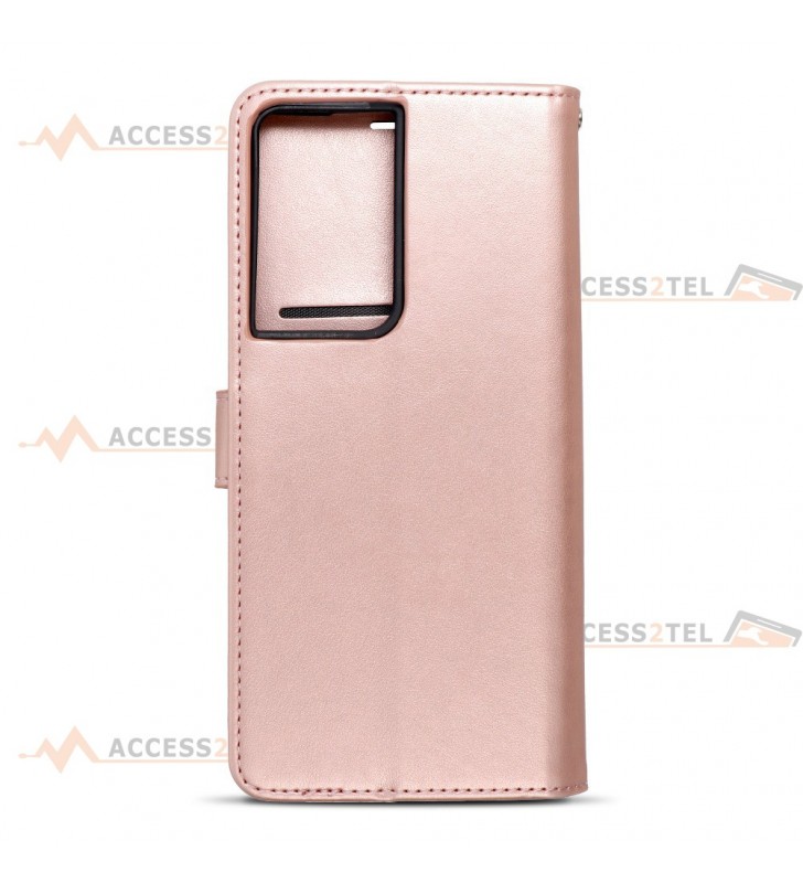 étui pour samsung galaxy S21 ultra arbre rose gold face