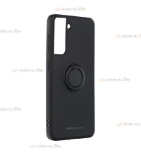 coque noire avec anneau pour s22 plus