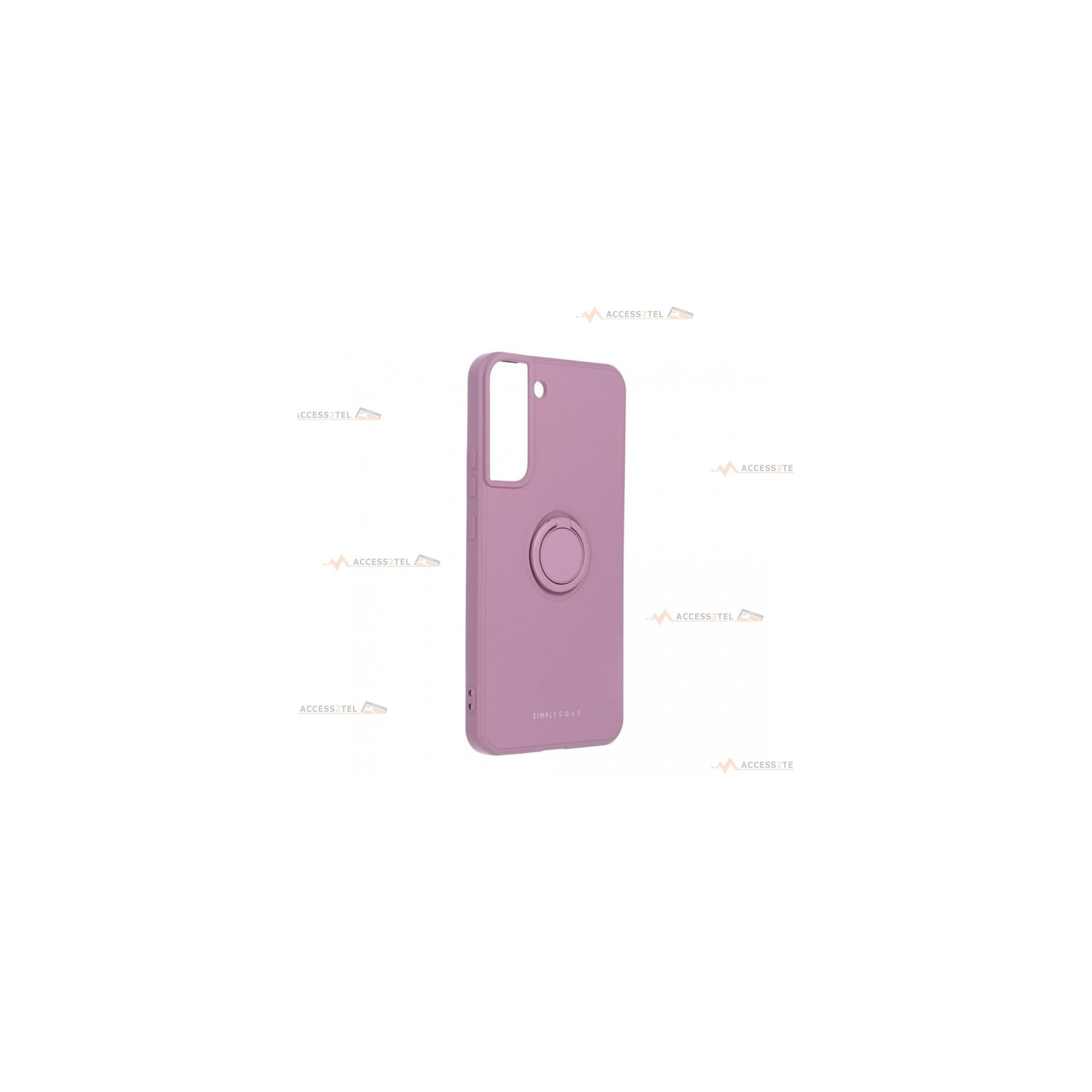 coque violette avec anneau pour s22 plus