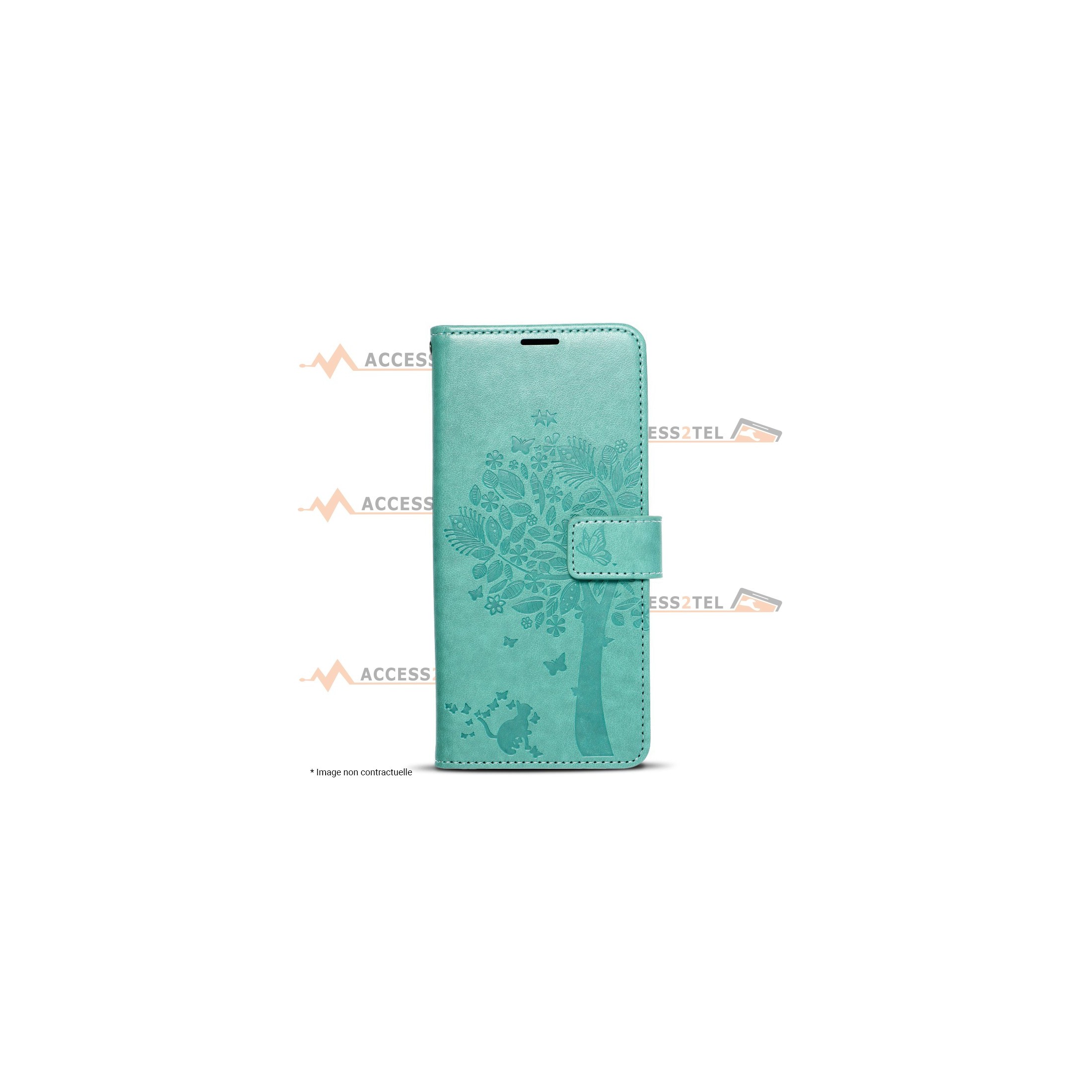 étui pour samsung galaxy S22 plus arbre vert