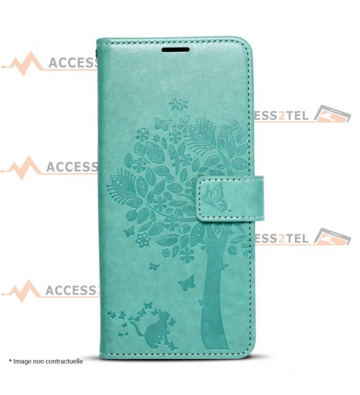 étui pour samsung galaxy S22 plus arbre vert