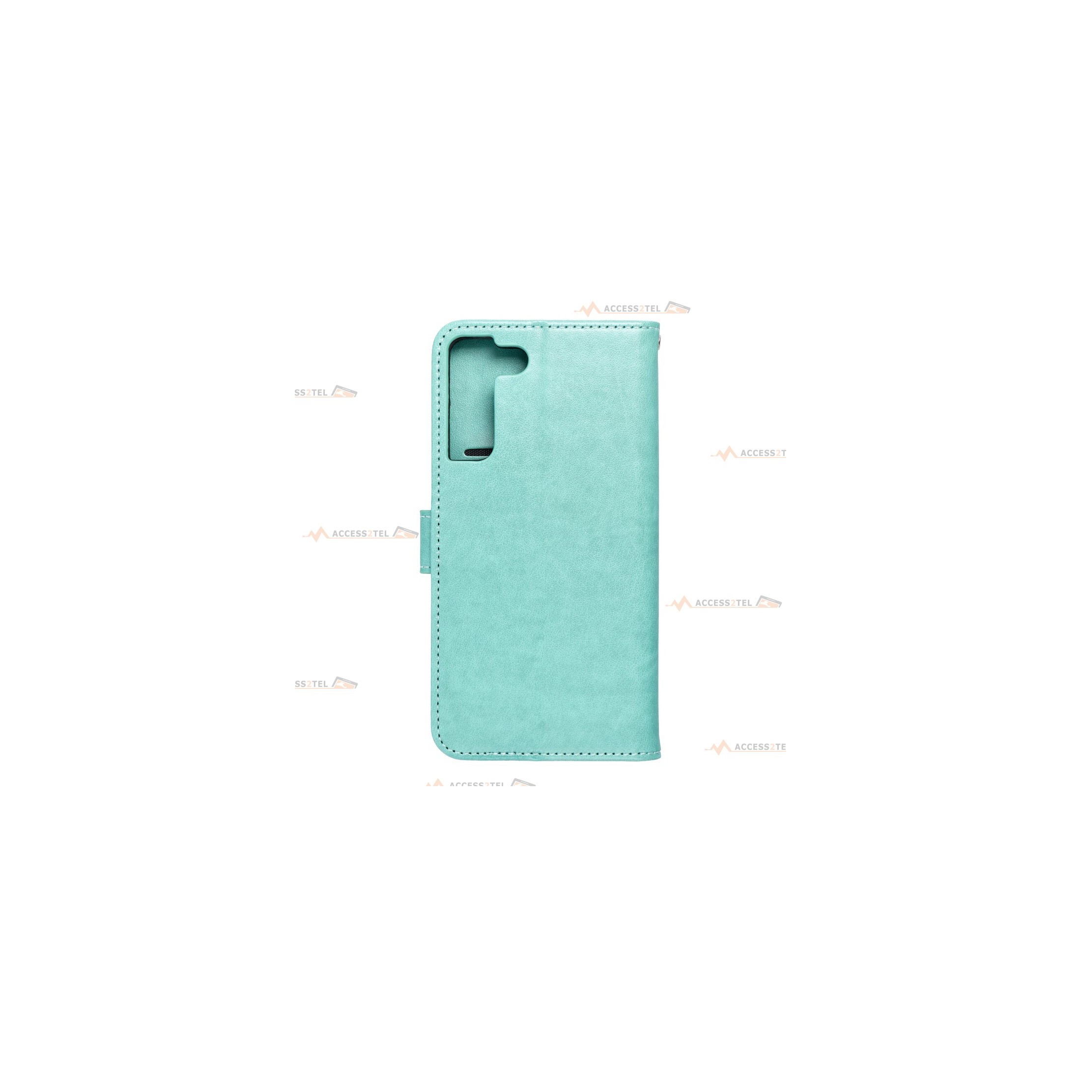 étui pour samsung galaxy S22 plus arbre vert face
