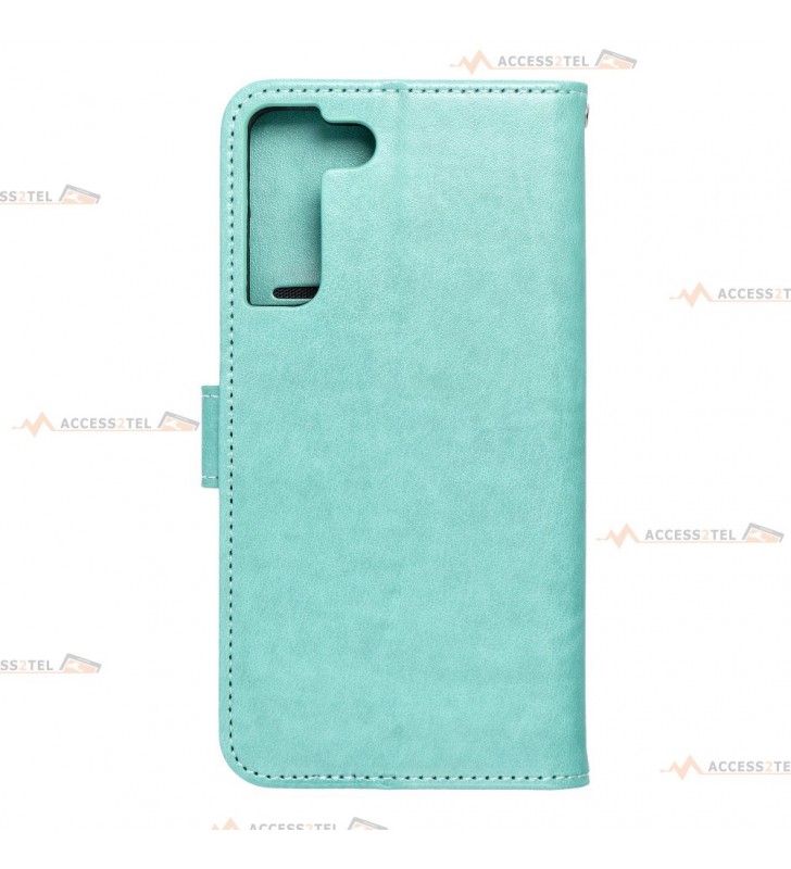 étui pour samsung galaxy S22 plus arbre vert face