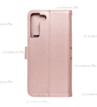 étui pour samsung galaxy S22 plus mandala rose gold face