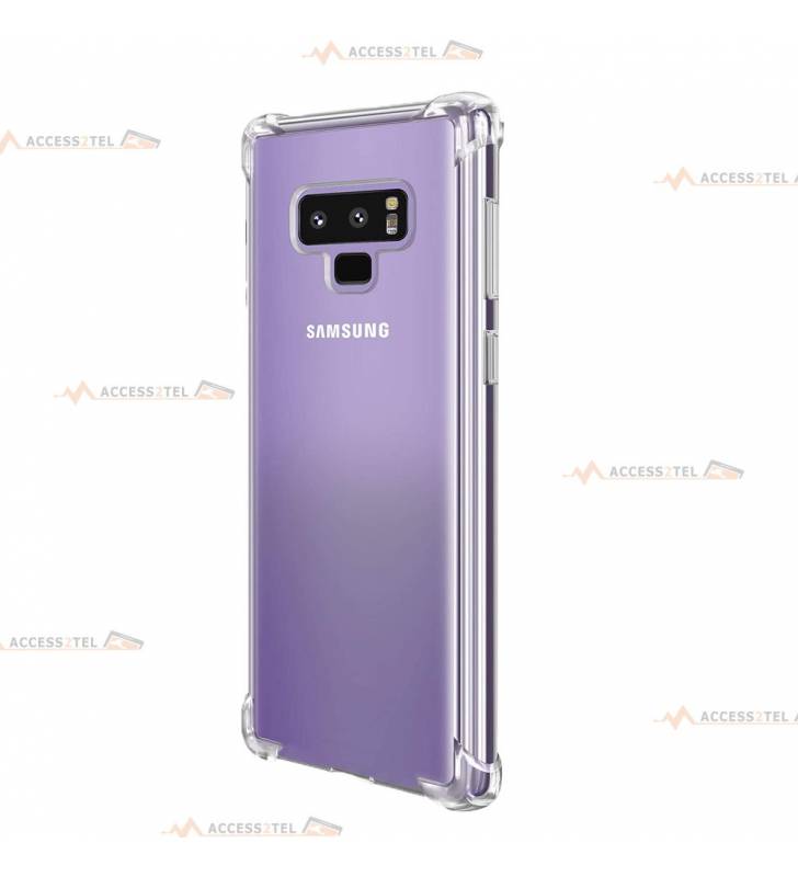 coque pour samsung galaxy note 9 transparente coins renforcés