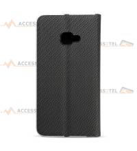 étui renforcé pour samsung galaxy xcover 4 carbone côté