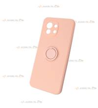 coque rose avec anneau pour xiaomi mi 11