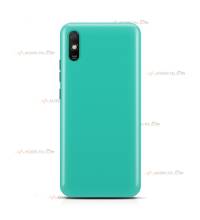 coque pour xiaomi redmi 10 et 10S en silicone soft touch et intérieur microfibre bleu turquoise