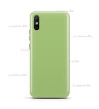 coque pour xiaomi redmi 10 et 10S en silicone soft touch et intérieur microfibre vert clair