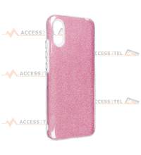 coque renforcée pour xiaomi redmi 9A paillettes rose