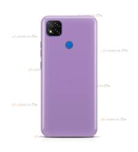 coque pour xiaomi redmi 9C et en silicone soft touch et intérieur microfibre violet lilas