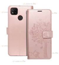 étui pour xiaomi redmi 9C arbre rose gold face