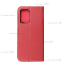 étui rouge en cuir étui pour xiaomi redmi 10 dos