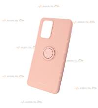 coque rose avec anneau pour redmi note 10 pro