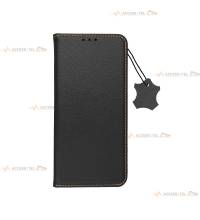 étui noir pour xiaomi redmi note 10 pro en cuir véritable