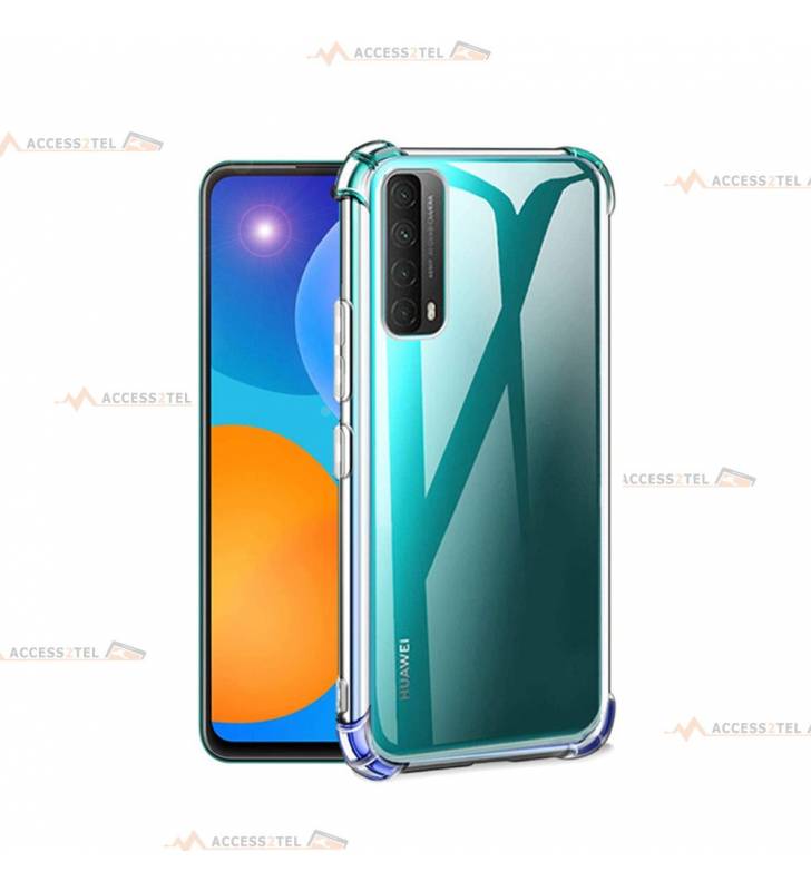 coque pour huawei p smart 2021 transparente coins renforcés