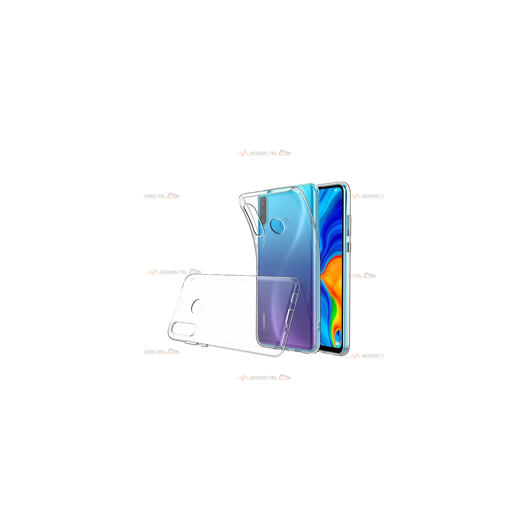 coque pour huawei P30 lite transparente silicone souple