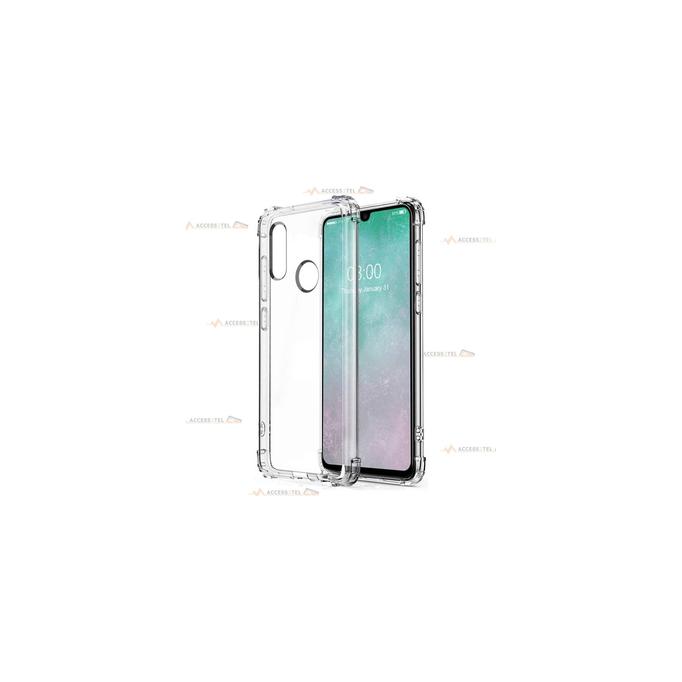 coque pour huawei p30 lite transparente coins renforcés