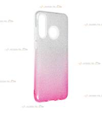 coque renforcée pour huawei p30 lite paillettes dégradé rose