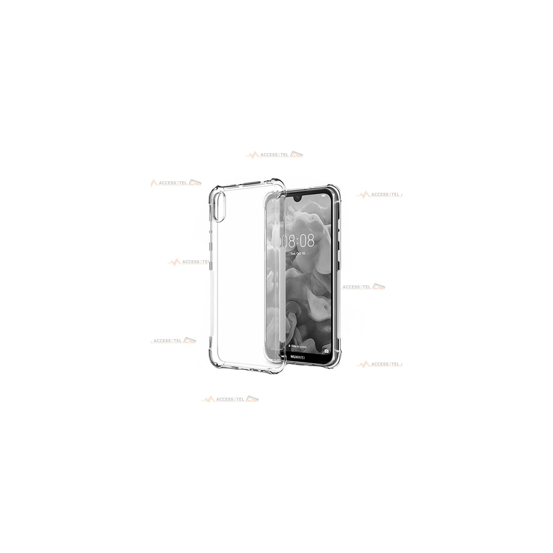 coque pour huawei y5 2019 transparente coins renforcés