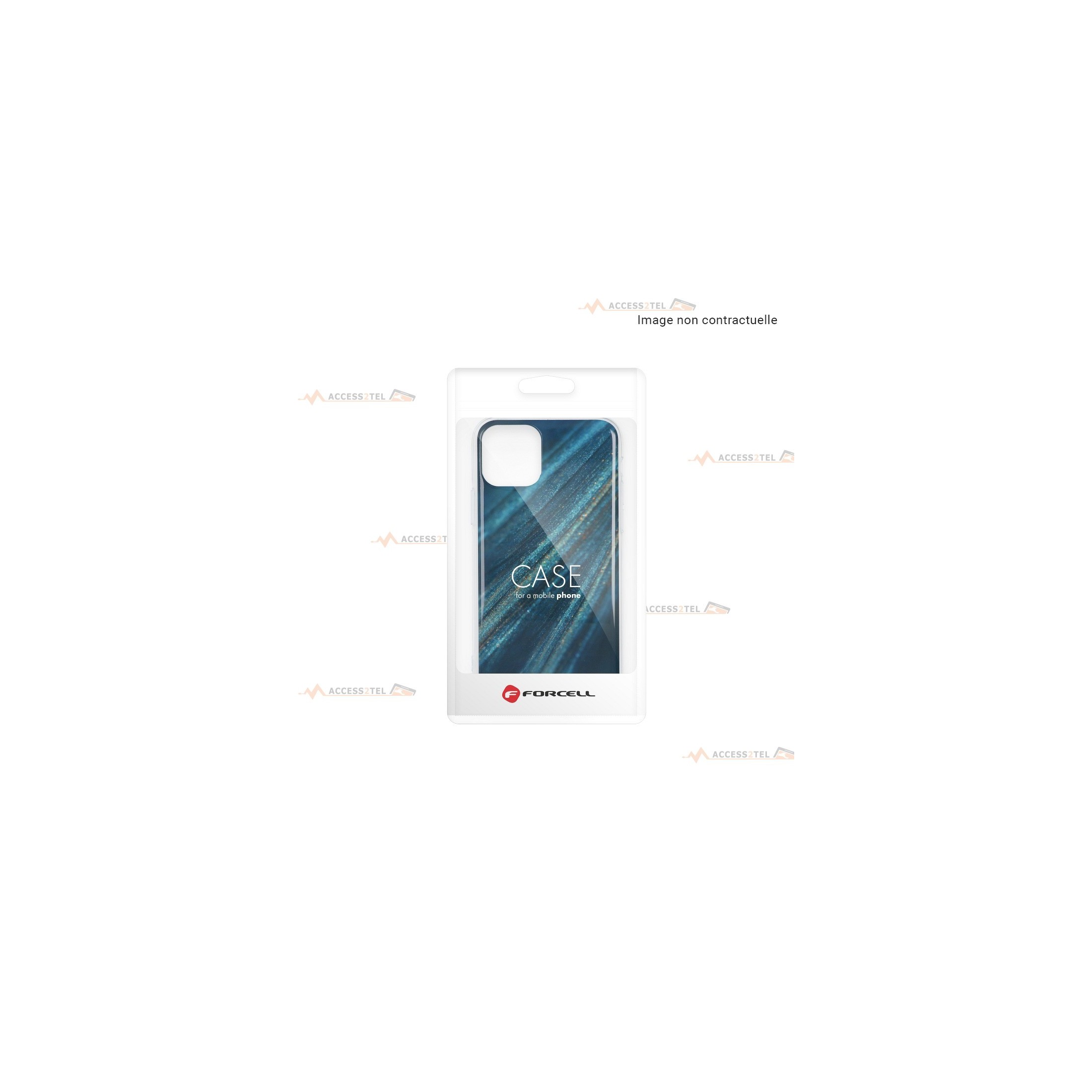 coque de téléphone design moderne bleu et or pour samsung galaxy a21s boîte