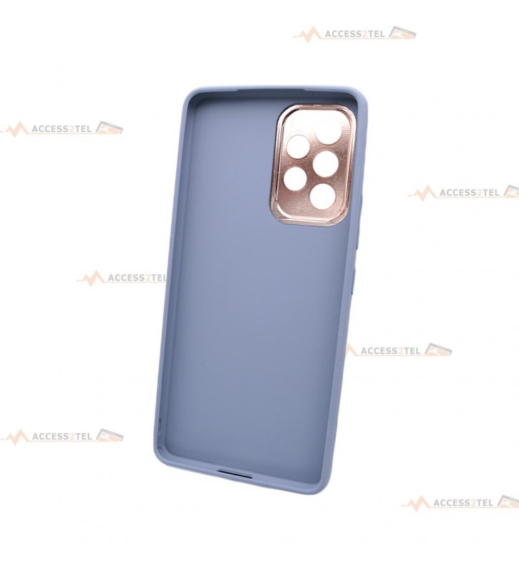 coque de téléphone violet lavande en cuir pour Samsung Galaxy A53 5G intérieur