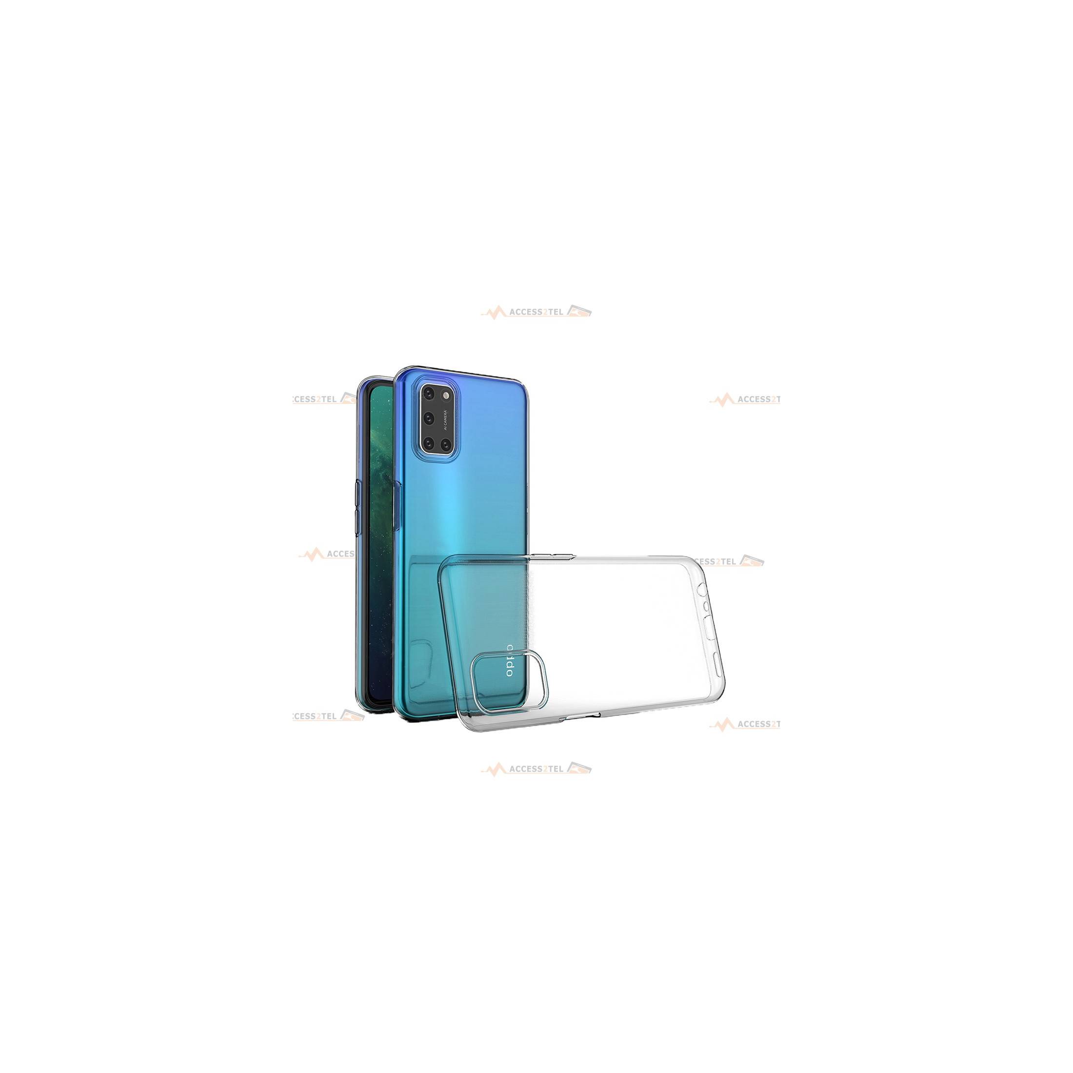 coque pour oppo A52 transparente silicone souple