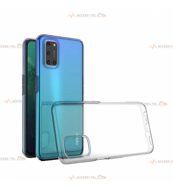 coque pour oppo A52 transparente silicone souple