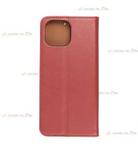 étui rouge en cuir étui pour xiaomi mi 11 lite dos