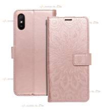 étui pour xiaomi redmi 9A mandala rose gold face