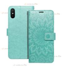 étui pour xiaomi redmi 9A mandala vert face