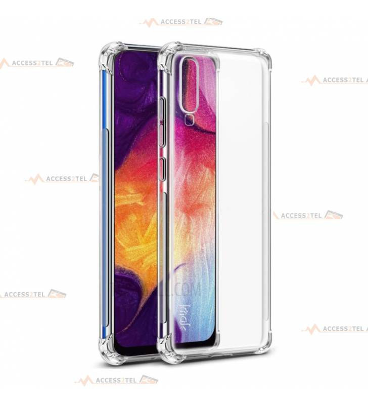 coque pour samsung galaxy A70 transparente coins renforcés