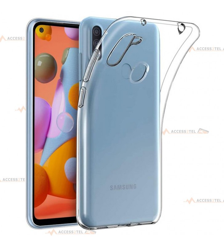 coque pour samsung galaxy A11 transparente silicone souple